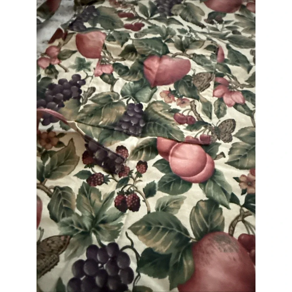 Handmade Adult Apron Fruit And Butterfly's 🦋🍑🍎 Cottage